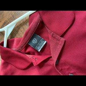 Red Nike Golf Polo